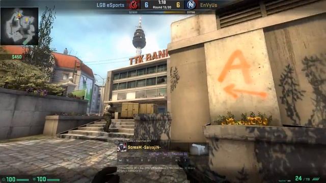 CS:GO POV 60fps - ScreaM [31/19] vs LGB (overpass) @ FACEIT 2015 | 16.04.2015 смотреть онлайн