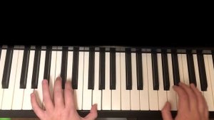 А. Губин “Девушки как звезды”, как играть на пианино, 2 часть