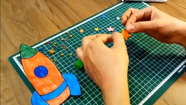 Поделка Ракета в космосе смотреть онлайн