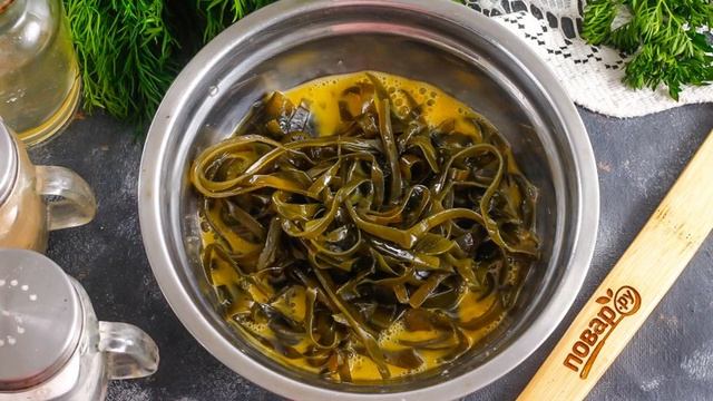 Морская капуста в духовке