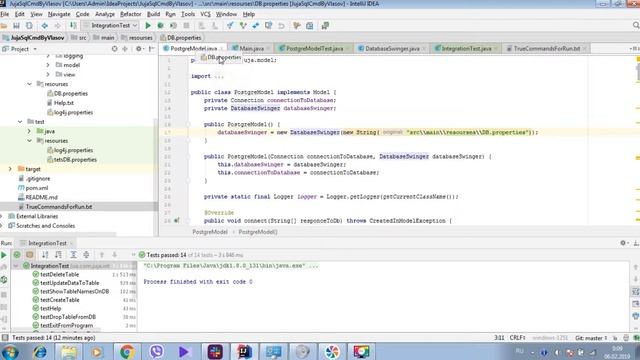 Костыль для автоматической смены базы при работе с JDBC (работа-Postgre/тесты-h2) смотреть онлайн