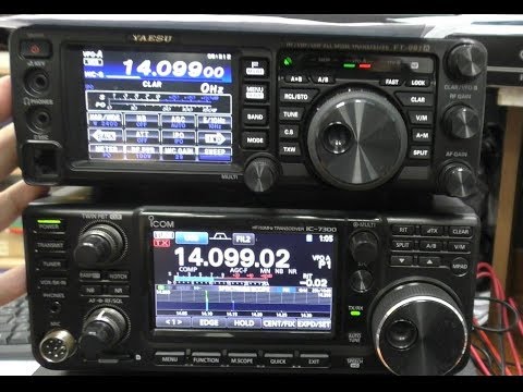 Сравнение динамики FT-991, IC-7300 и VisAir смотреть онлайн