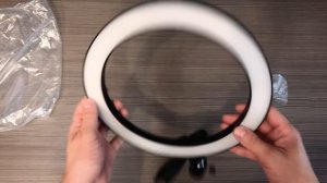 Кольцевая светодиодная лампа 26 см для фото, видеосъемки или визажистов | распаковка и обзор