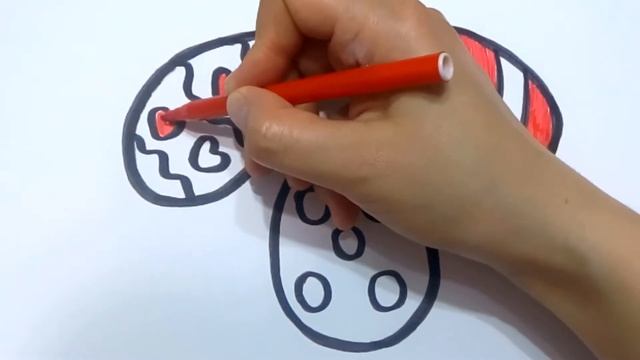 Как нарисовать пасхальные яйца с блестками легко. Рисуем вместе. смотреть онлайн