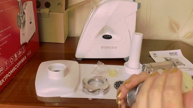 ВЛОГ: Мясорубка АКСИОН М35/Мясо с картошкой в духовке/VLOG: Meat grinder AXION M35/Meat and potatoe