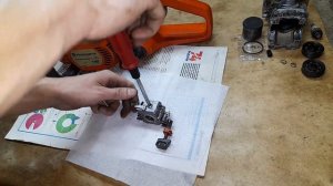 Сборка Хускварна 137 на б/у поршневой оригинал. Капиталка - часть 3