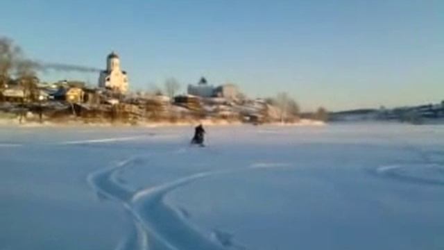 Мотоцикл ИЖ-планета 3 на гусенице смотреть онлайн