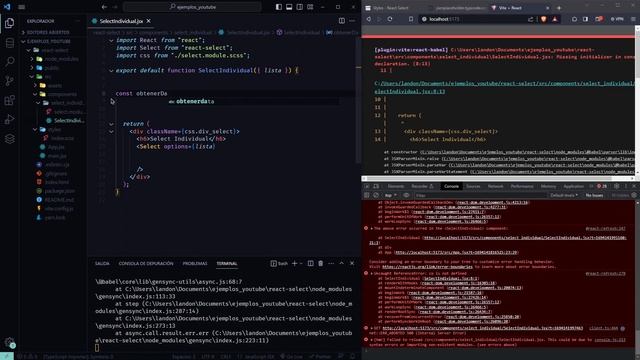 React Select con React js - Css Personalizado смотреть онлайн