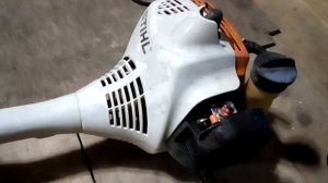 Коса STIHL FS 55 завелась. Эксперимент удался
