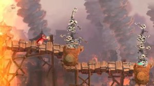 Музыкальный уровень Castle Rock из игры Rayman® Legends