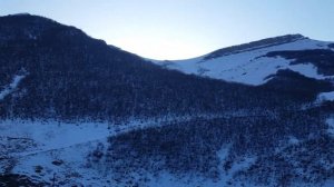 Окрестности села Бурши зимой лакский район