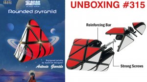 Unboxing №315 YuXin Rounded Pyramid | Penrose Pyraminx. Обзор