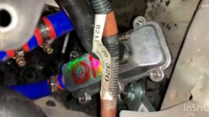 Установка котла на Toyota Premio