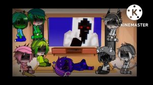 Monster School react to Herobrine fights | @sashamtanimations3761 | Link in description