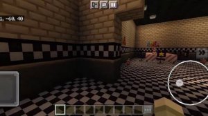 I made my own fnaf Pizzeria in Minecraft using for fnaf decorations