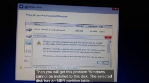 Don't select USB Hard Drive UEFI boot option if the drive has MBR partition style