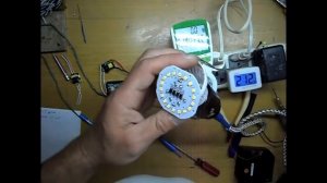 18 led SMD2835 2 5W замена БП на драйвер 5W в светодиодной лампе  купленой на алиэкспресс