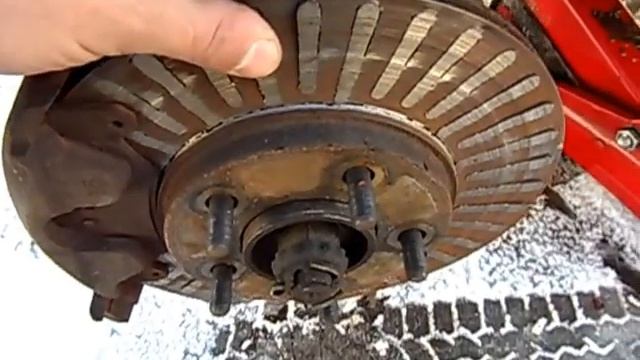 Сильный износ тормозных дисков и колодок смотреть онлайн