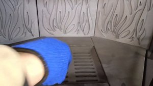Дровяная печь-камин Black stove Hors-13