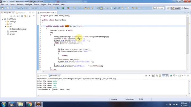 How to read names from the Keyboard using Scanner in Java? | Java IO | Java Tutorial
