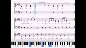 Достойно есть (Византийский напев, XV века, ХОР)