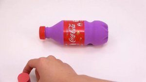 ДЛЯ ДЕТИШЕК !  Интересное видео о том, как сделать бутылки из кинетического песка и разрезать торт