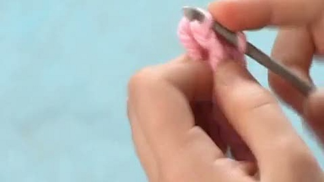 Тунисское вязание. Урок 2. «Развернутая петля наборного ряда»