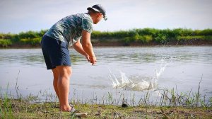 РЫБАЛКА на ГОСУДАРСТВЕННОЙ ГРАНИЦЕ. ДИВЕРСАНТ ПОЙМАН!! Усатый)) Ловля сазана и сома на жмых, макуху.