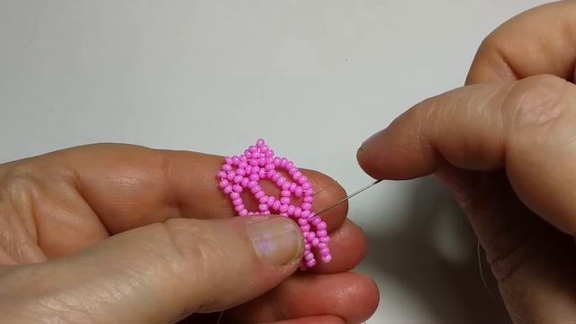 Бисероплетение.   Украшение из бисера. Колье.  Мастер класс. Пошаговый МК для начинающих.