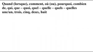 Французский по плейлистам. Урок III. II. 2.  Контрольная