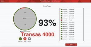 93% - Transas 4000, прохожу тест