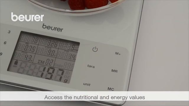 Диетические кухонные весы Beurer DS 61 | До 5 кг, пищевая ценность смотреть онлайн