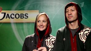 Оксана Домнина и Андрей Хвалько. Тренировка. Фрагмент выпуска от 28.01.2012