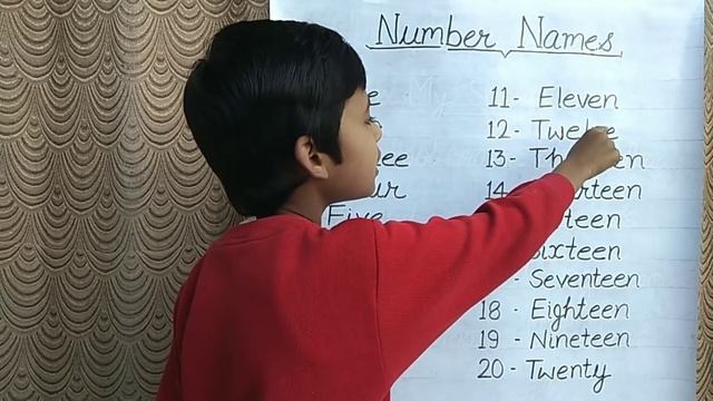 Number Names With Spelling | Maths For Kids | English Numbers | Ginti | #rsgauri смотреть онлайн