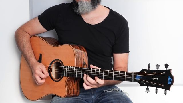 Pink Floyd Comfortably Numb... But It's a 10 Minutes Acoustic Guitar Solo! Lag HyVibe Smart Guitar смотреть онлайн