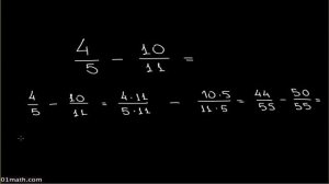 Вычитание из меньшего числа большего числа B1