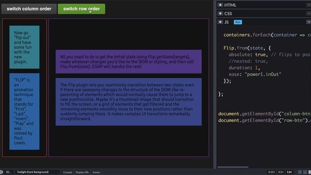 Introducing Flip Plugin for GSAP смотреть онлайн