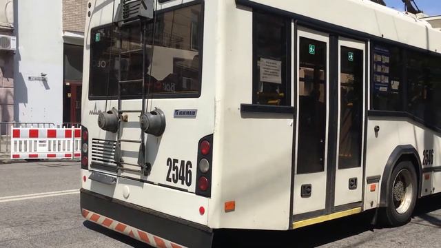 Троллейбус Днепр Т103 2546 следует в депо. смотреть онлайн
