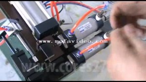 Полуавтоматический станок для снятия изоляции с провода.