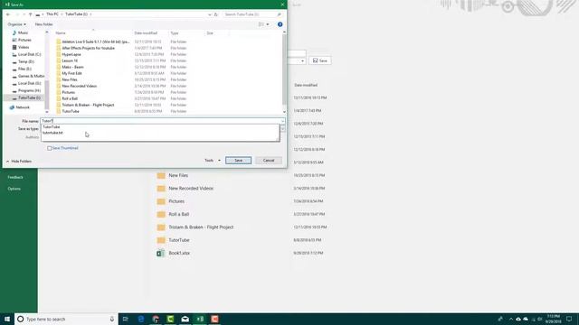 MS Excel Tutorial - Lesson 15 - Save and Save As