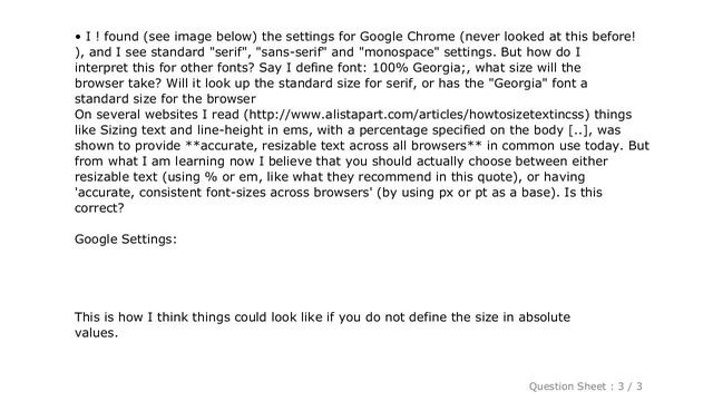 CSS : CSS: 100% font size - 100% of what? смотреть онлайн