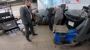 Установка 37 колёс
