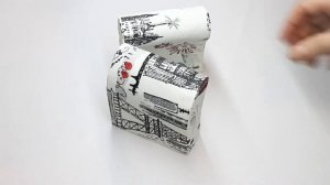 Миниатюрный диван из картона для кукольного домика || Sofa for barbie dolls || vidShakh DIY