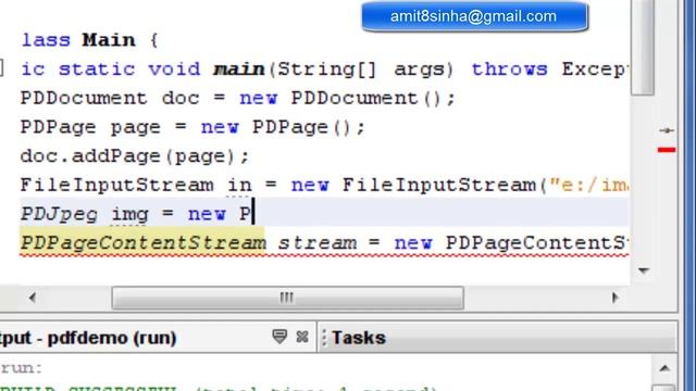 Adding image in PDF using java | PDFbox tutorial #2 @AmitRanjan смотреть онлайн