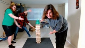 Mini vs MEGA Jenga!! // BIG mini Game Challenges #2