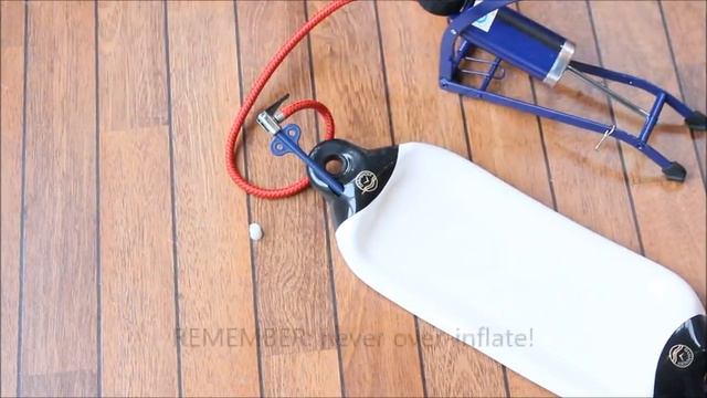 How to inflate a DAN-FENDER with either car, foot or hand pump смотреть онлайн