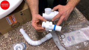 Установка раковины своими руками "SANTERI (Сантери)" DIY