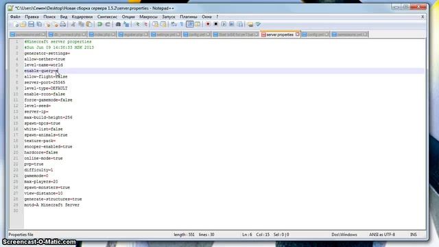 Создание сервера Minecraft #2 Собираем плагины с bukkit.org смотреть онлайн