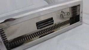 Р9-12 Противоток щелевой (закладная+панель лицевая) 78м3/ч с сенсорной кнопкой и блоком управления