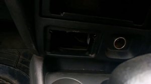 Замена лампочки в механизме  управления печкой Mazda Familia